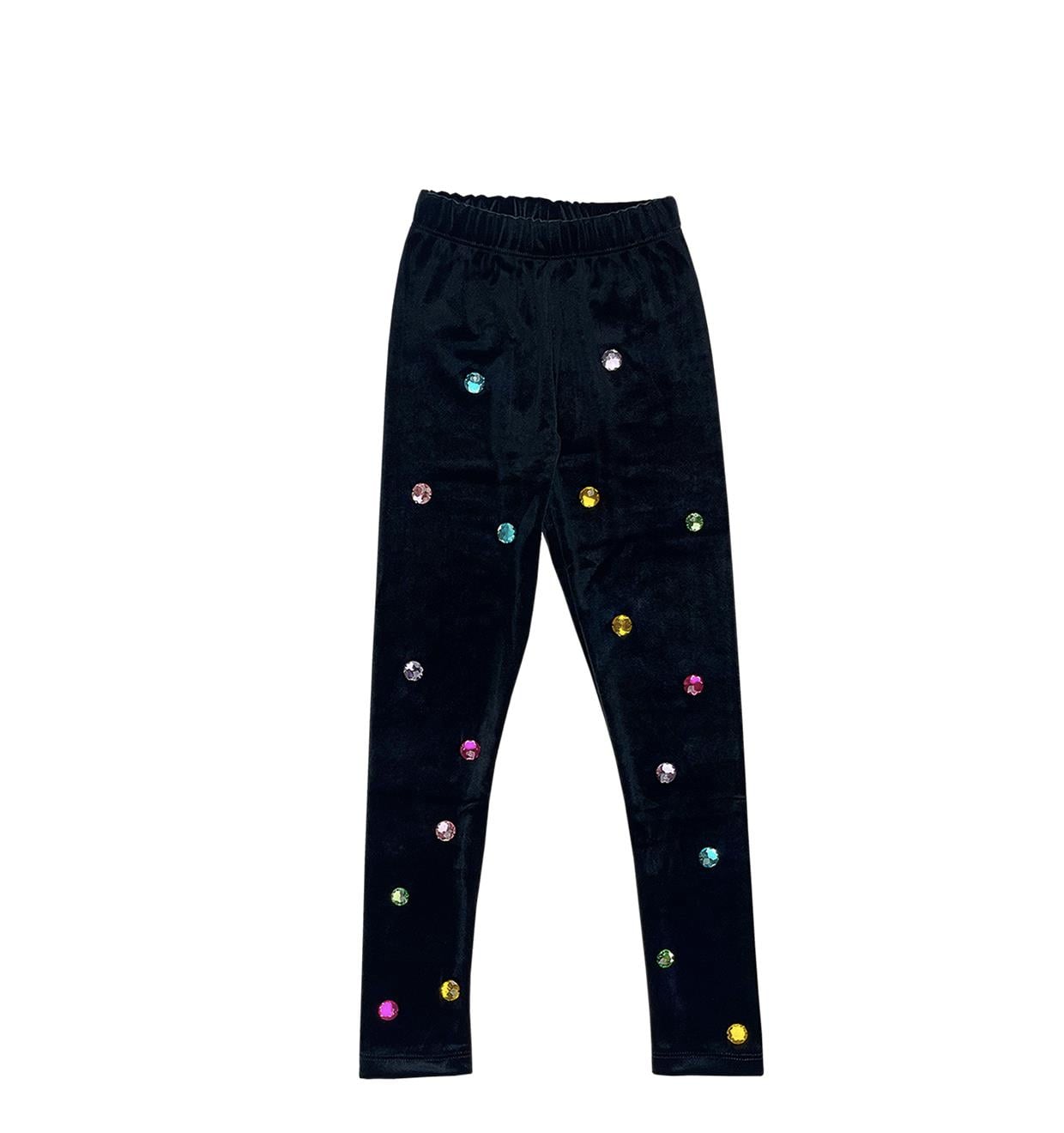 Bejeweled Kadife Tayt