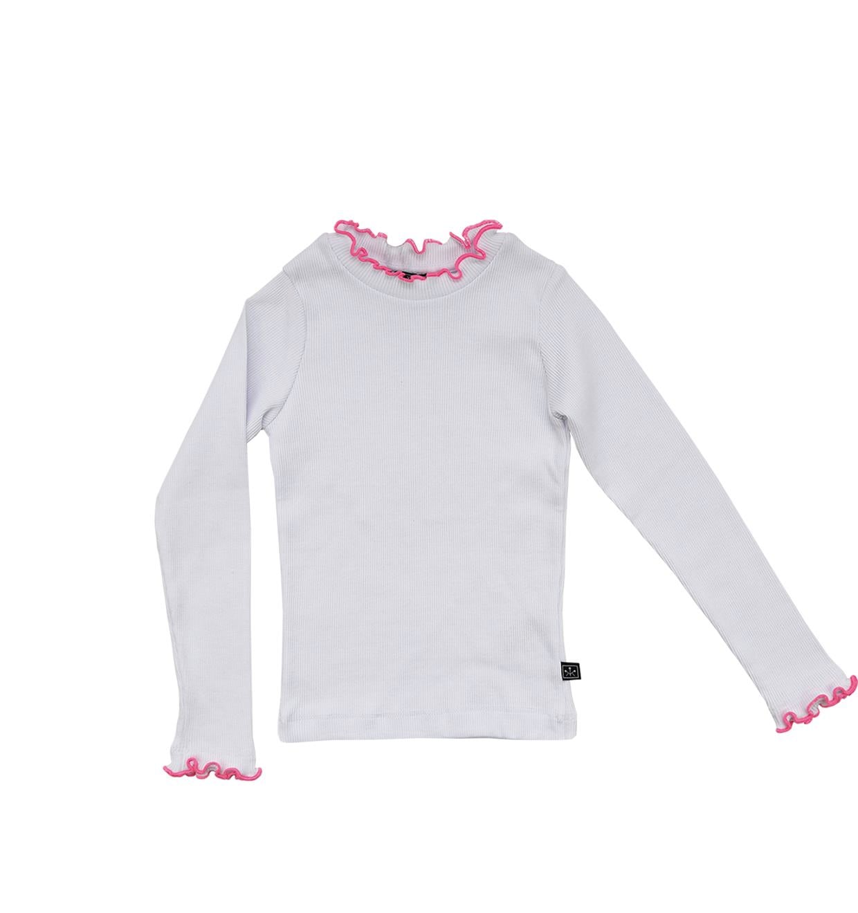 Beyaz Fitilli T-shirt