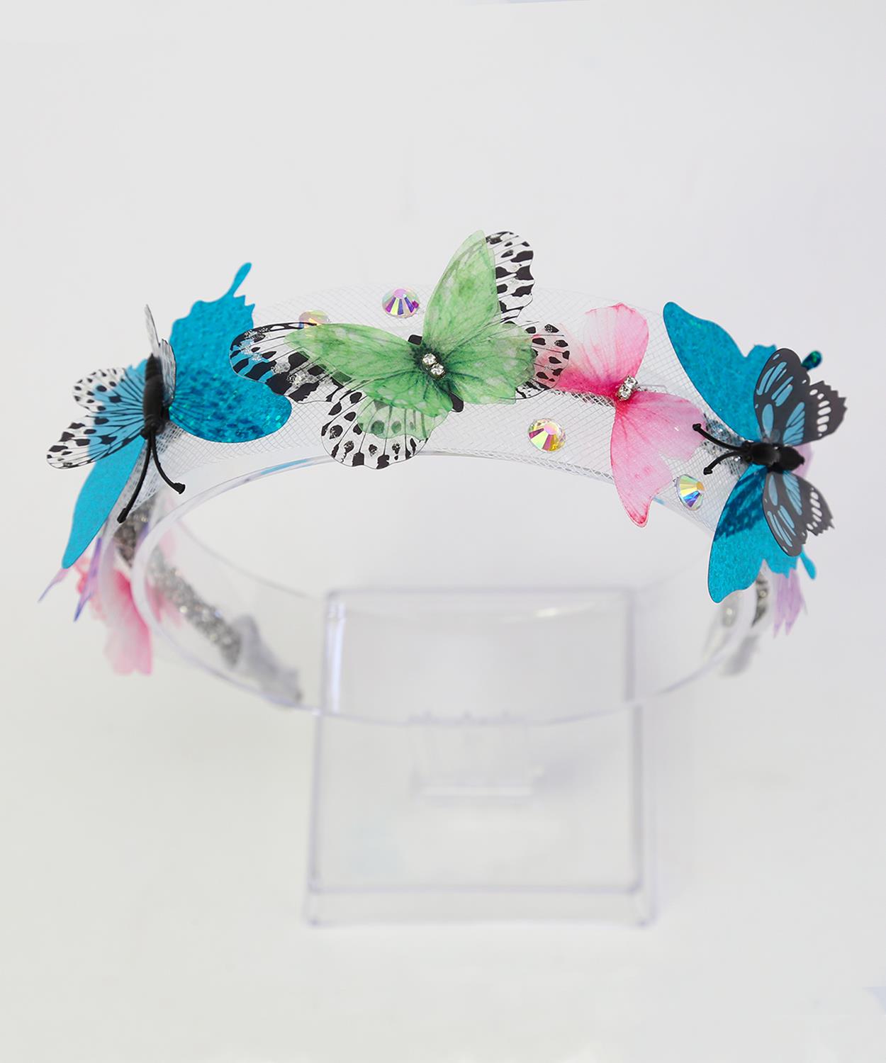 Freya Butterfly Taç / Beyaz