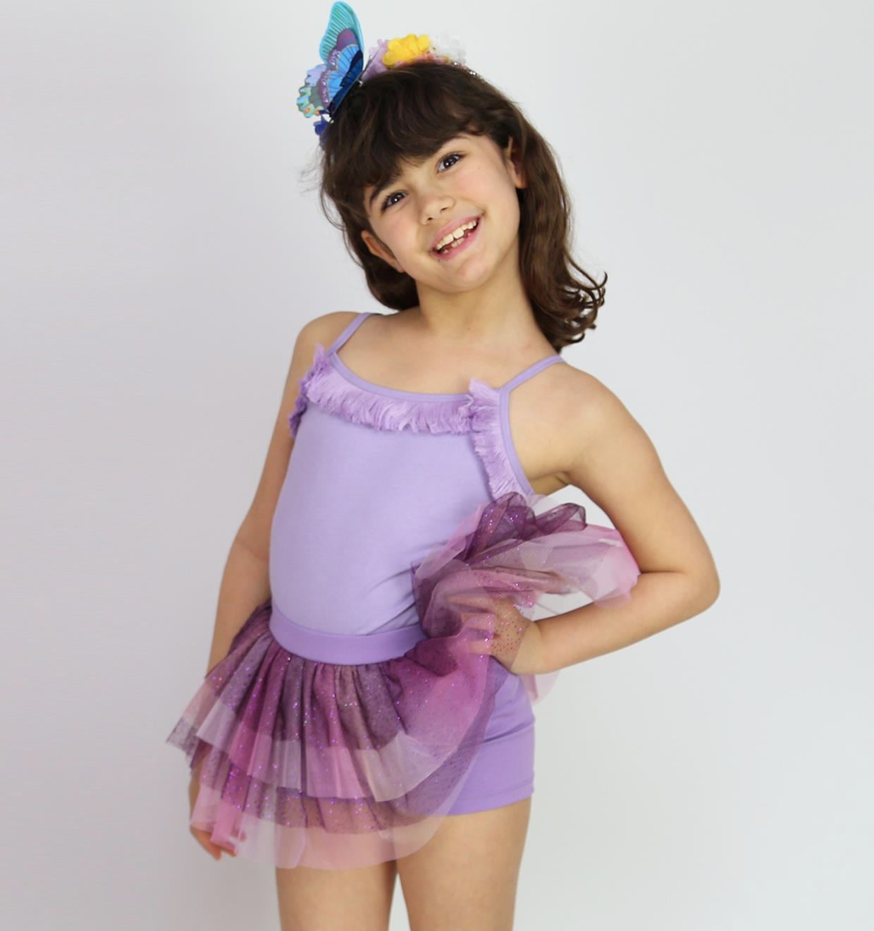 Lilac Fringe Strappy