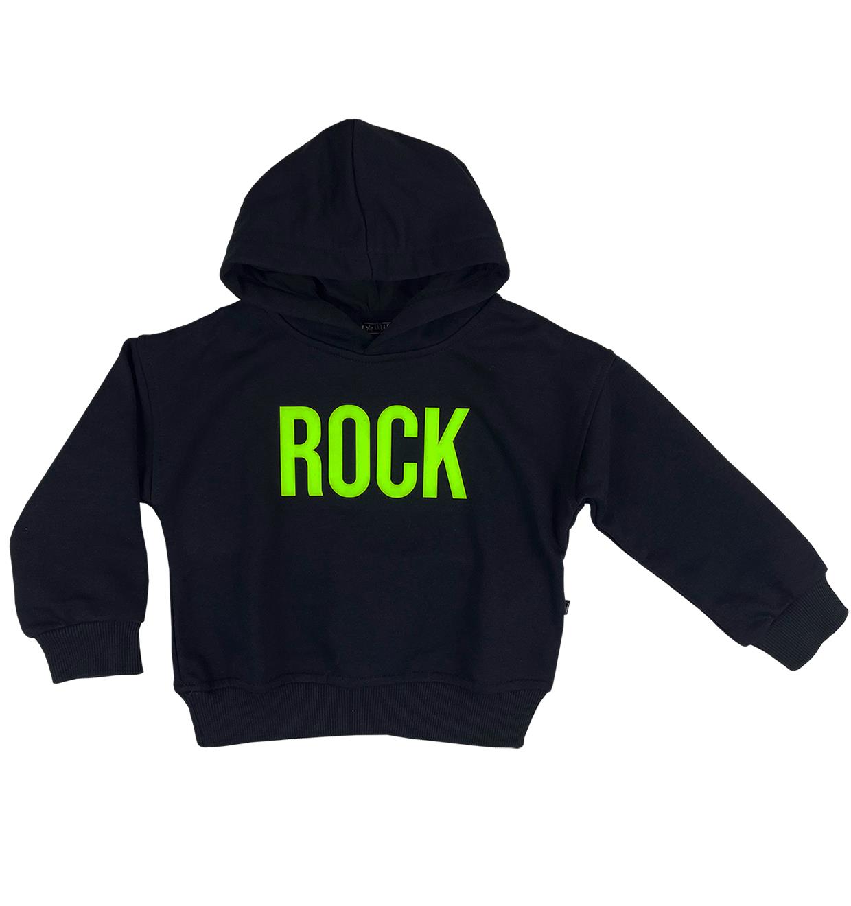 Rock Kapüşonlu Sweatshirt