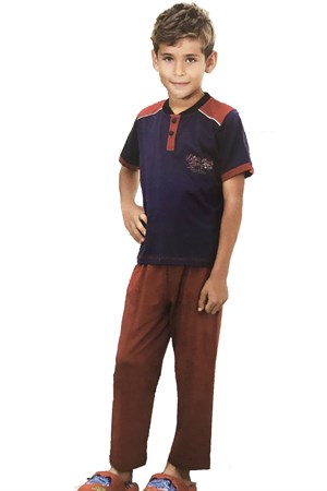Berrak Erkek Çocuk Kısa Kollu Pijama Takım 361