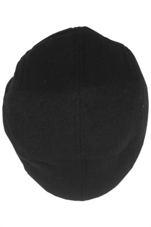yoncatoptan Kış ve Sonbahar için Kulaksız Siyah Kasket Şapka Rahat ve Esnek
