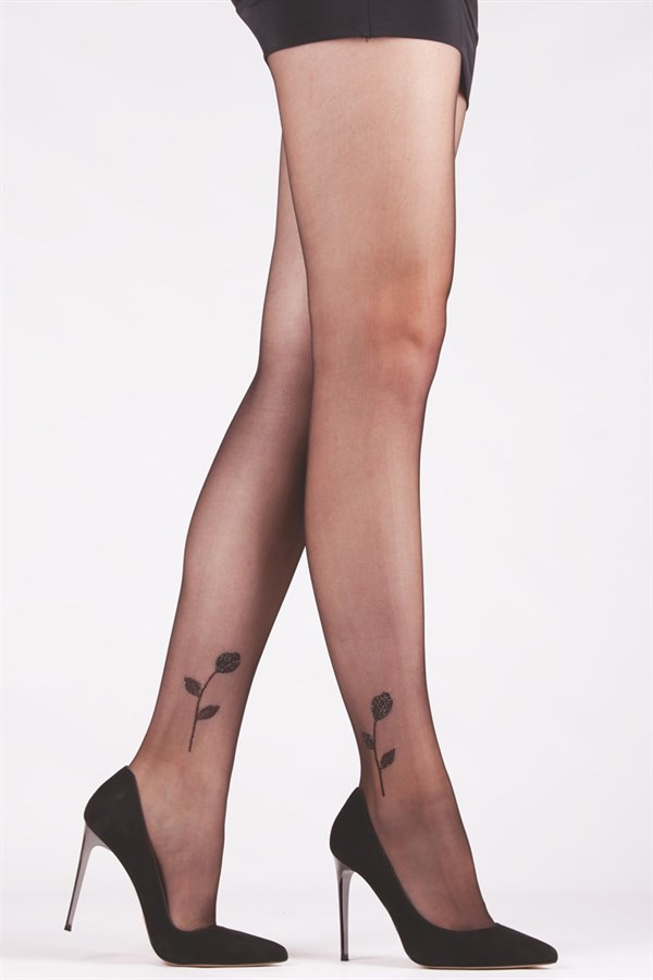 Daymod Kadın Serap Simli Desenli İnce Külotlu Çorap