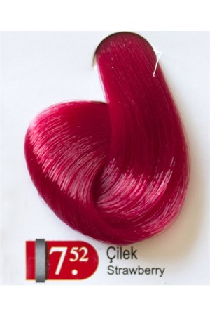 Akos Çilek Kızılı Saç Boyası 7.52 3 Adet