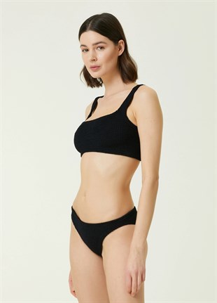 siyah fırfırlı bikini candy'black' bikini