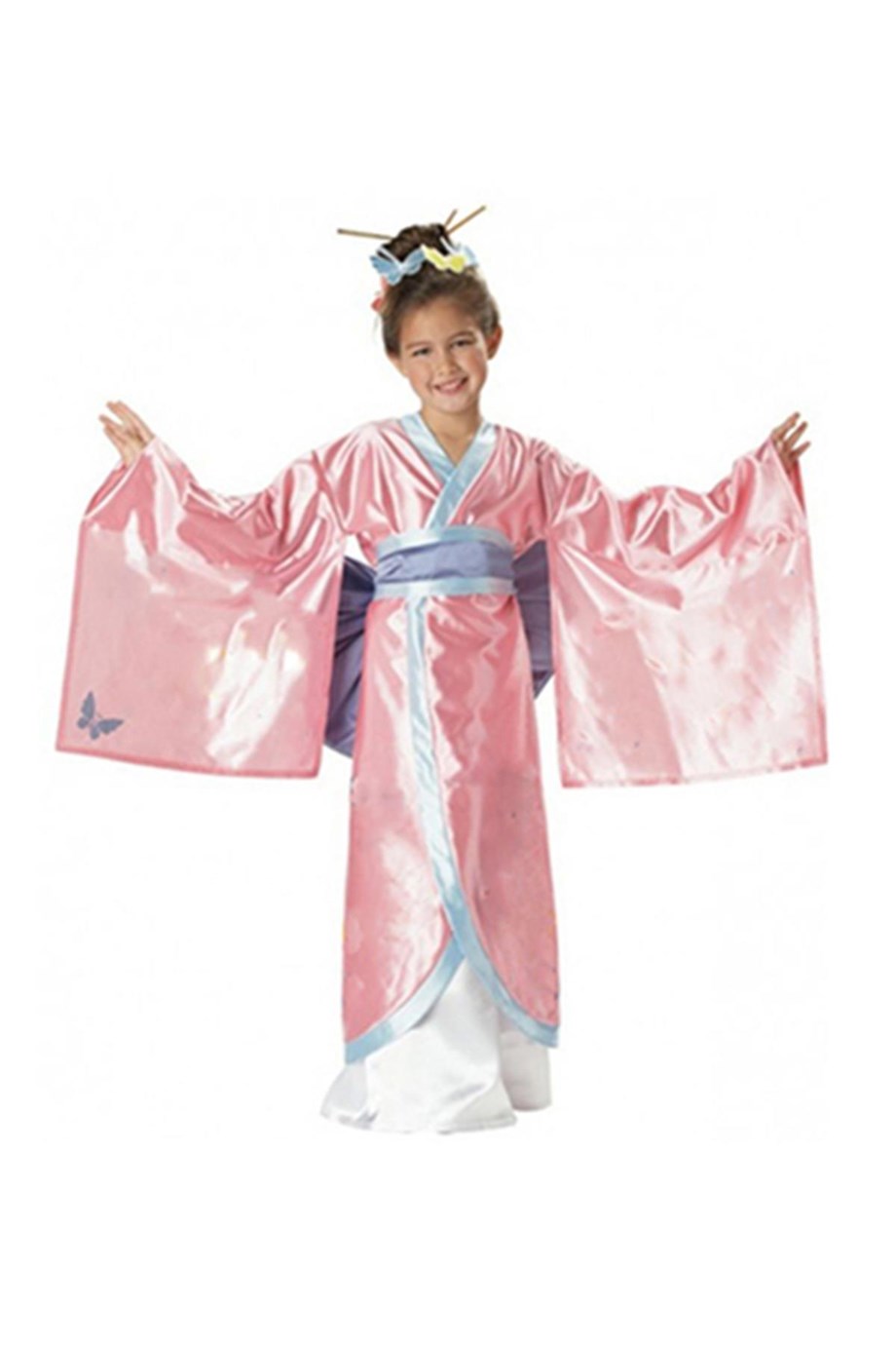 Japon Kız Kostümü Çocuk Pembe UK-40