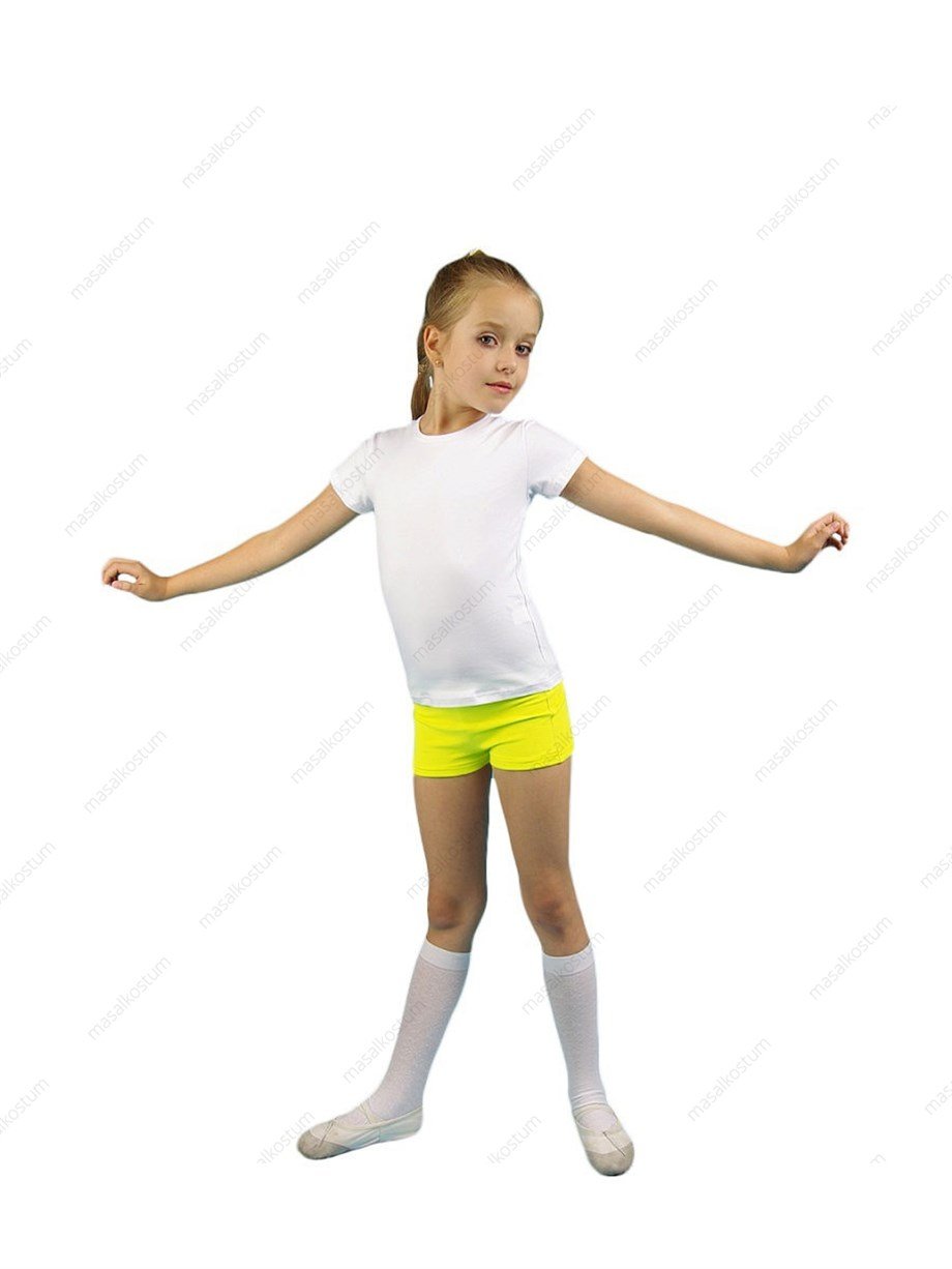 Kısa Tayt renkli Poliamid