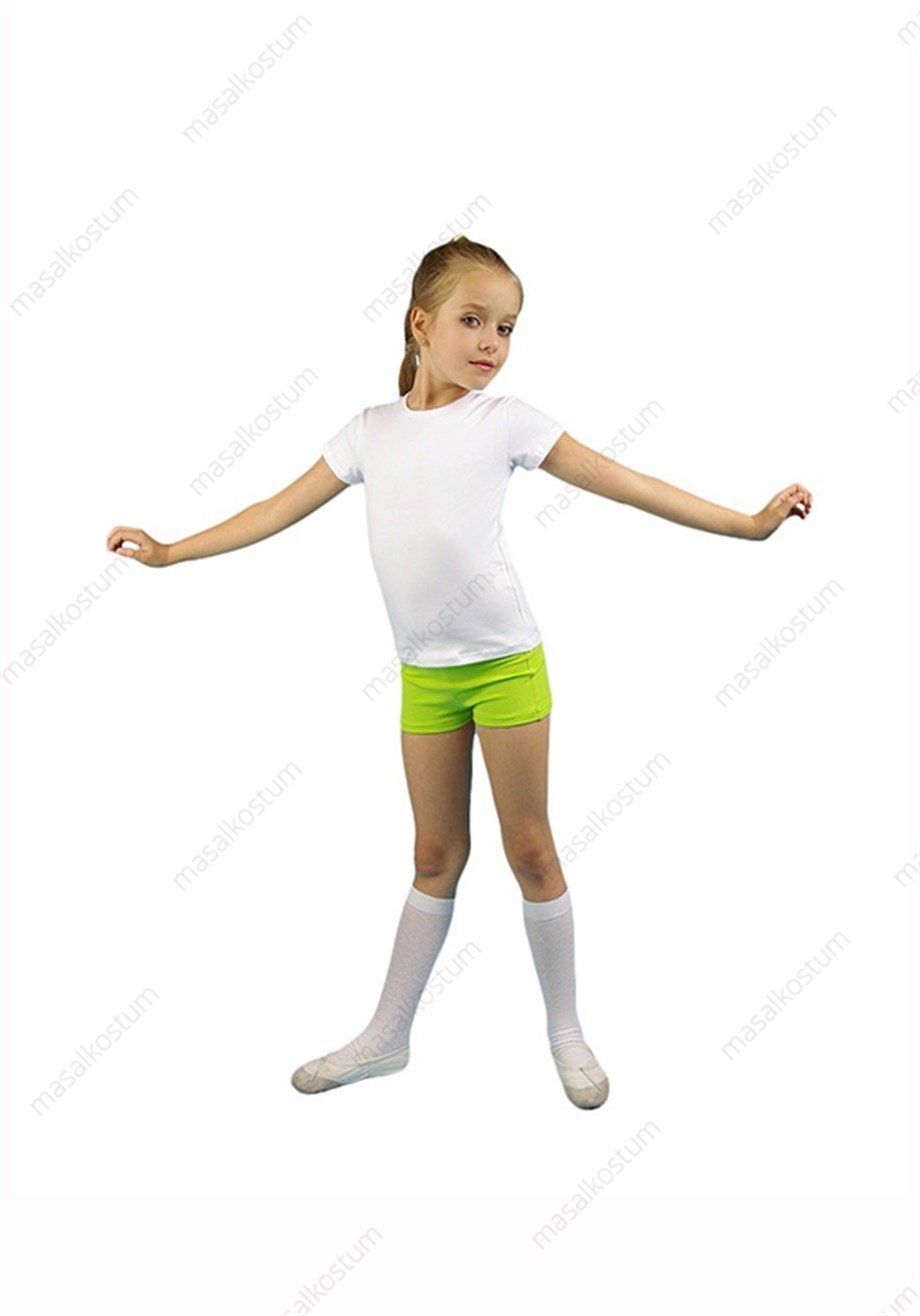 Kısa Tayt renkli Poliamid