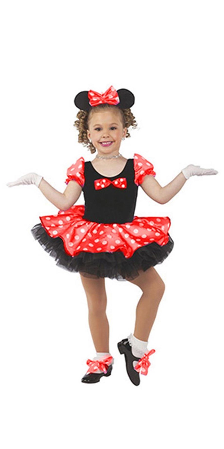 Minnie Mouse Tütü Kostümü Kırmızı MSL-38