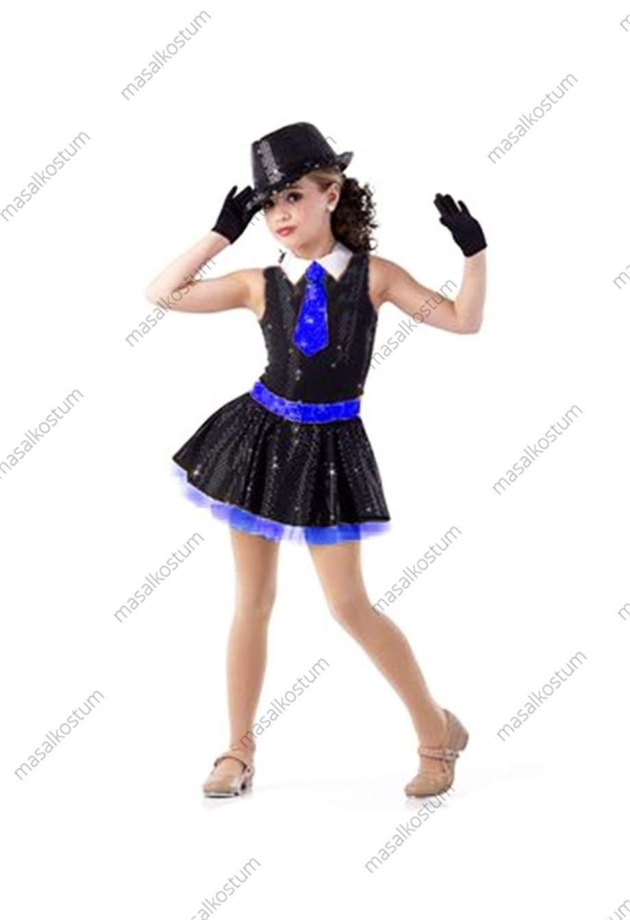 Modern Dans Kostümü Kravatlı DS-41