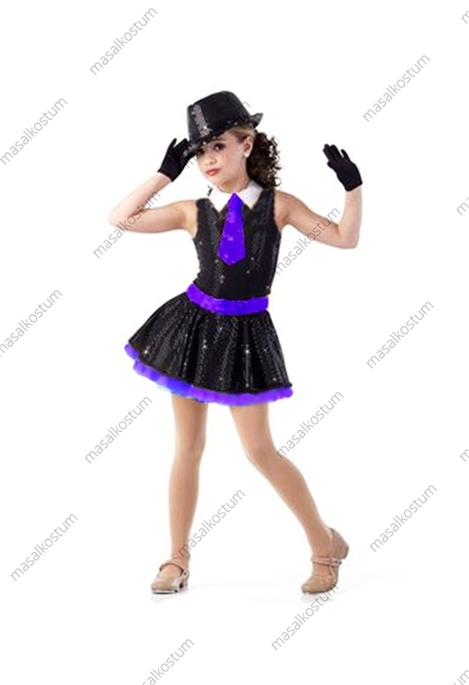 Modern Dans Kostümü Kravatlı DS-41