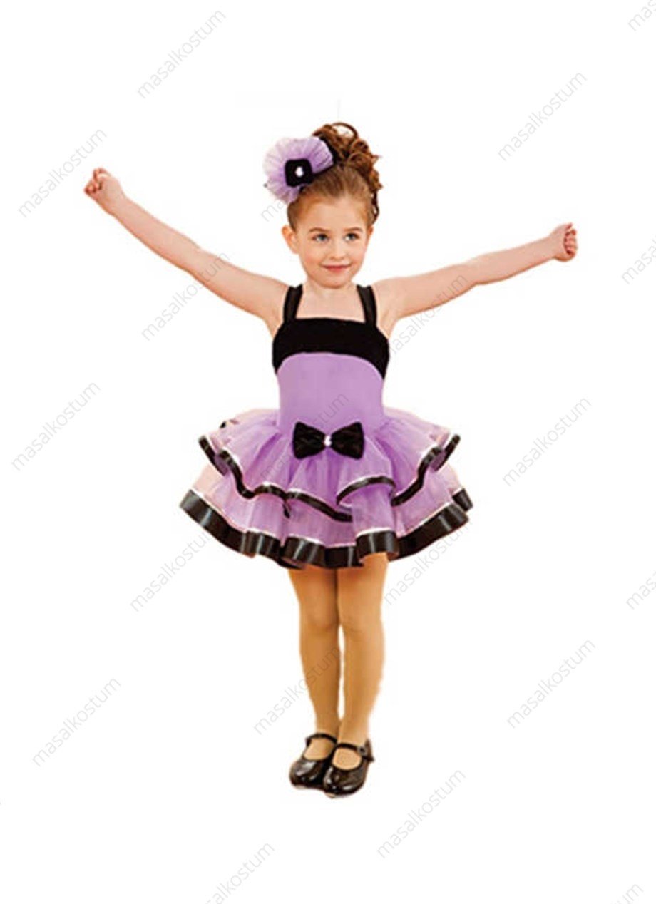 Mor Romantik Tütü Kostüm