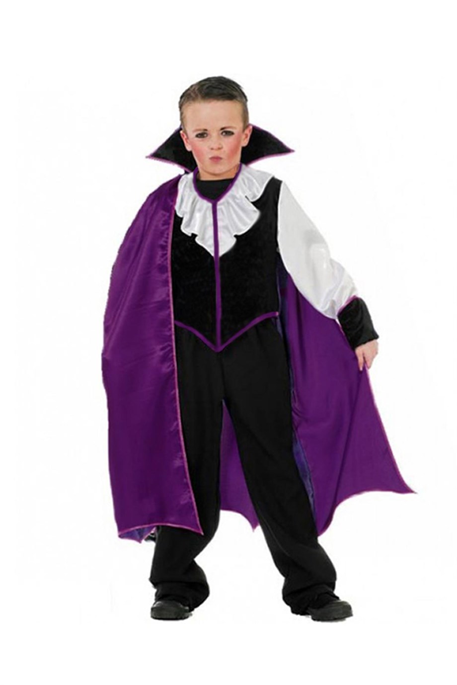 Mor Vampir Çocuk Kostümü MSL-31