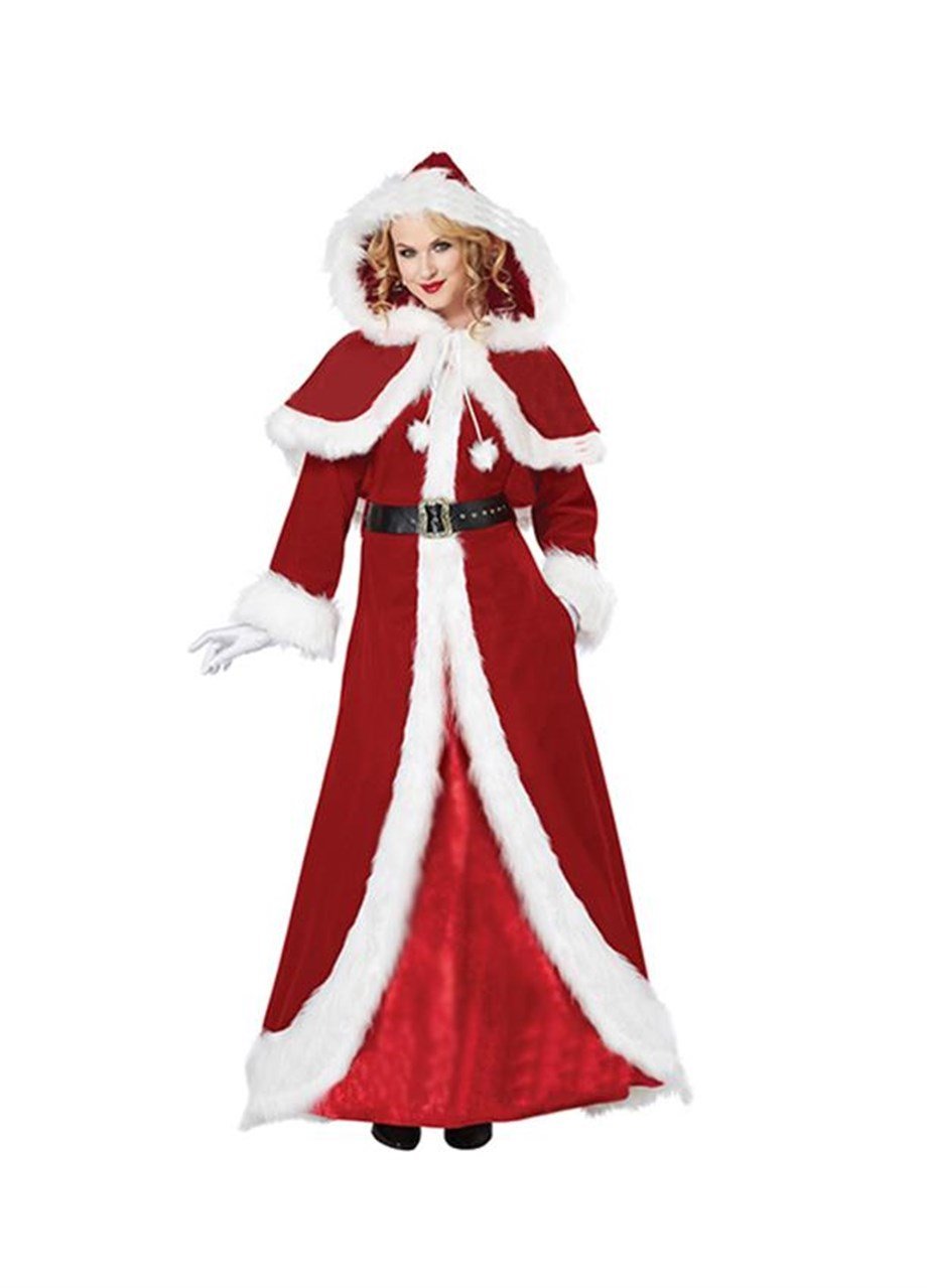 Noel Anne Pelerinli Lüks Kostüm
