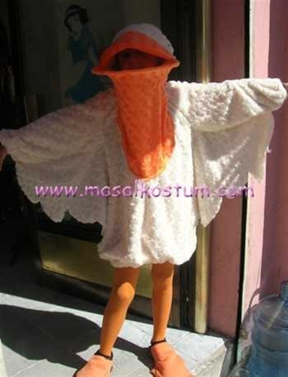 Pelikan Kuş Çocuk Kostümü