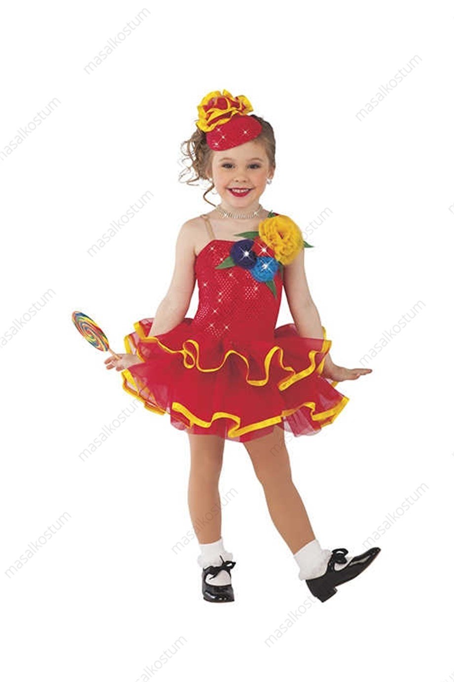 Sevimli Kız Dans Bale Tütü Kostümü BLK-25