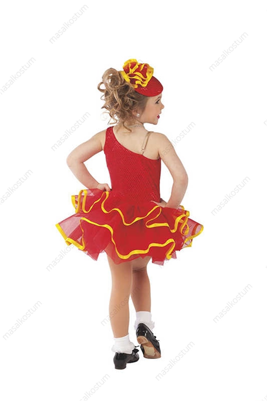 Sevimli Kız Dans Bale Tütü Kostümü BLK-25