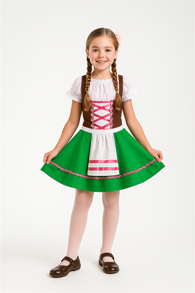 Alman Kız Çocuk Kostümü UK-52