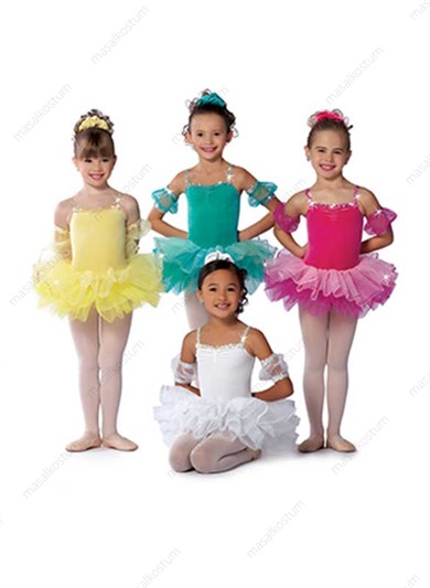 Bale Dans Tütü Klasik Kostüm Kısa BLK-17