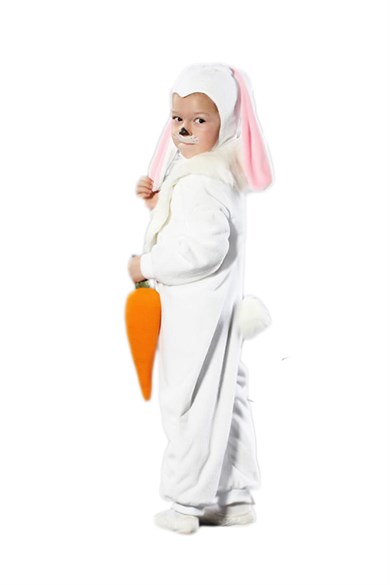 Beyaz Tavşan Çocuk Kostümü H-02