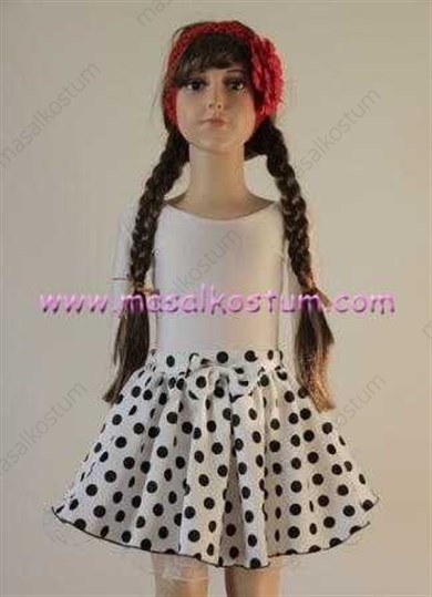 Puantiyeli Dans Gösteri Eteği EK-02
