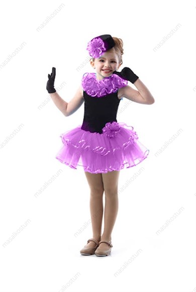 Fırfır Yakalı Dans Kostümü DS-09