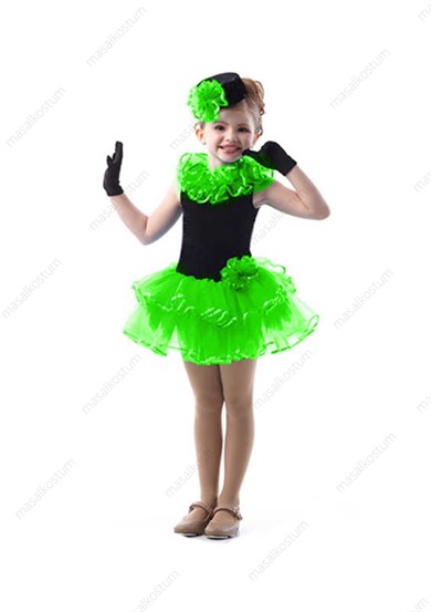 Fırfır Yakalı Dans Kostümü DS-09