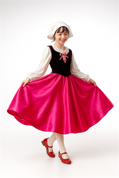 Fransız Kız Çocuk Kostümü UK-01