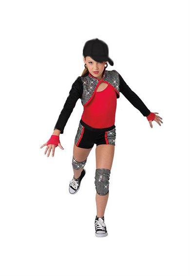 Hip Hop Modern Dans Kız Kostümü DS-45