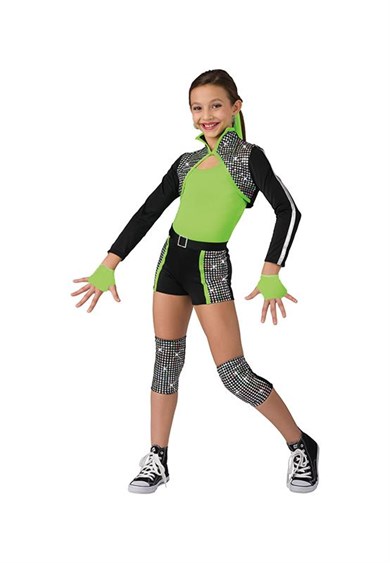 Hip Hop Modern Dans Kız Kostümü DS-45