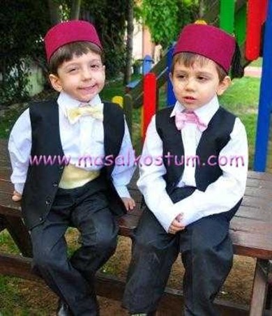 Katibim Erkek Çocuk Kostümü FLK-07