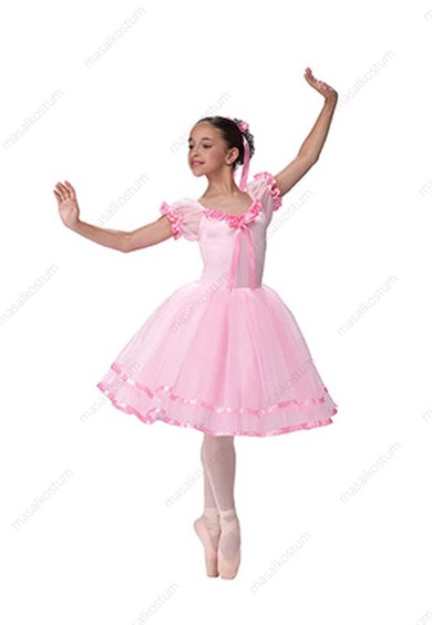 Klasik Uzun Bale Dans Tütü Kostümü BLU-14