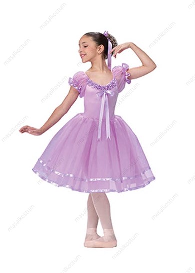 Klasik Uzun Bale Dans Tütü Kostümü BLU-14