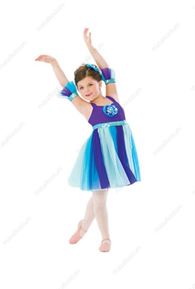 Lirik Dans Bale Kostümü Mor LD-03