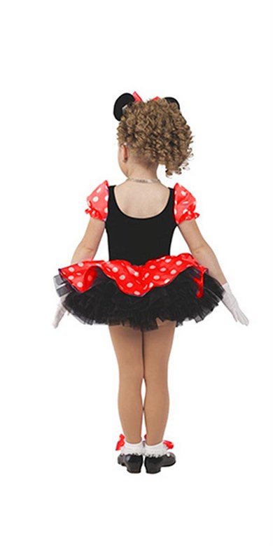 Minnie Mouse Tütü Kostümü Kırmızı MSL-38