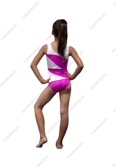 Modelli Çift Renkli Cimnastik Mayo JM-06