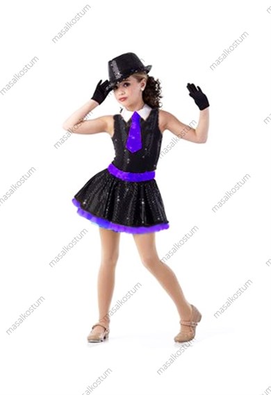 Modern Dans Kostümü Kravatlı DS-41