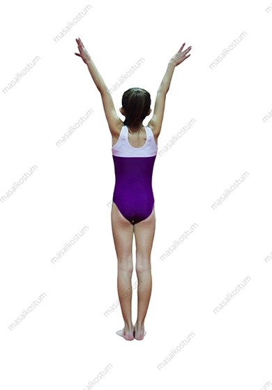 Parçalı Kolsuz Cimnastik Mayo JM-08