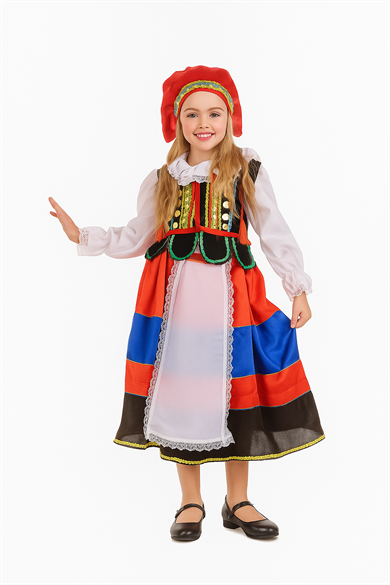 Polonya Kız Çocuk Kostümü UK-66