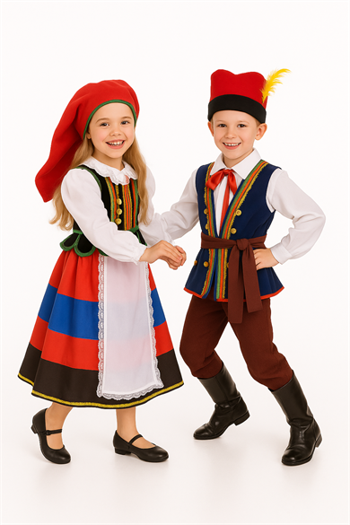 Polonya Kız Çocuk Kostümü UK-66
