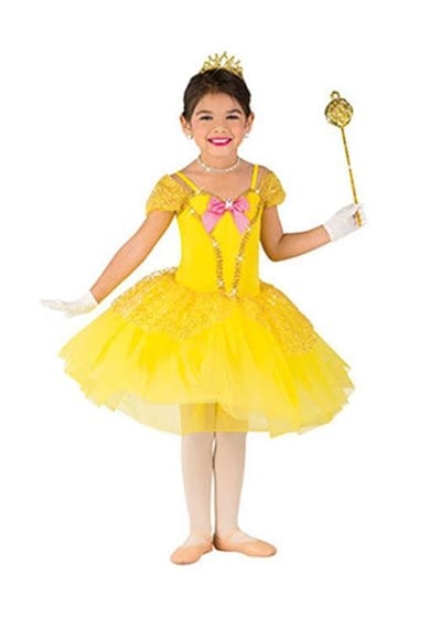 Prenses Belle Tütü Bale ve Dans Çocuk Kostümü PS-18