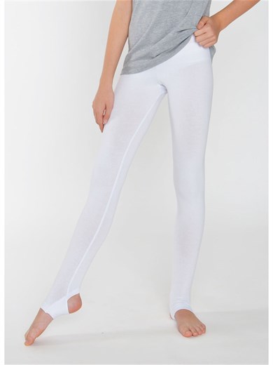 Tayt Uzun Topuk Delikli Cimnastik Dans Koton GYM-101