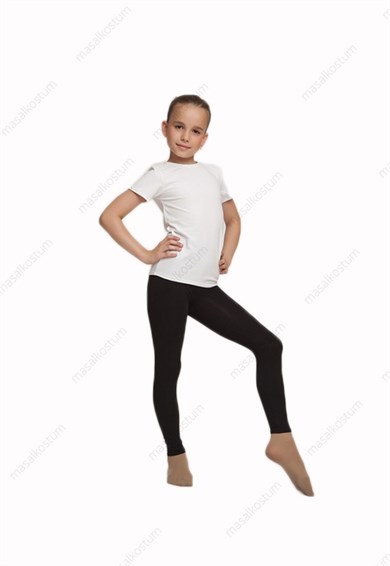 Uzun Tayt Çocuk Cimnastik Dans Poliamid GYM-102