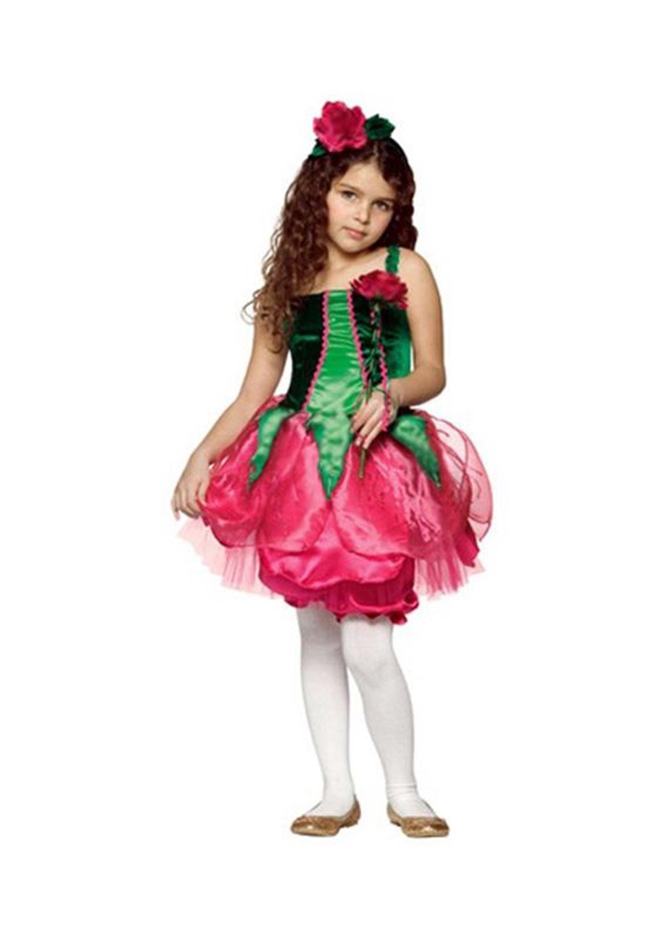 Gül Çiçeği Kız Çocuk Kostümü BK-06