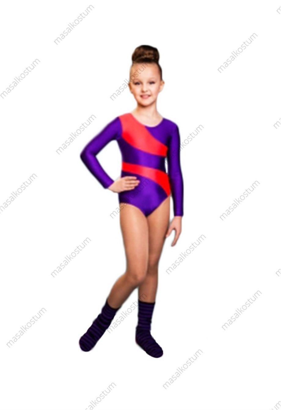 Parçalı Uzun Kollu Mayo