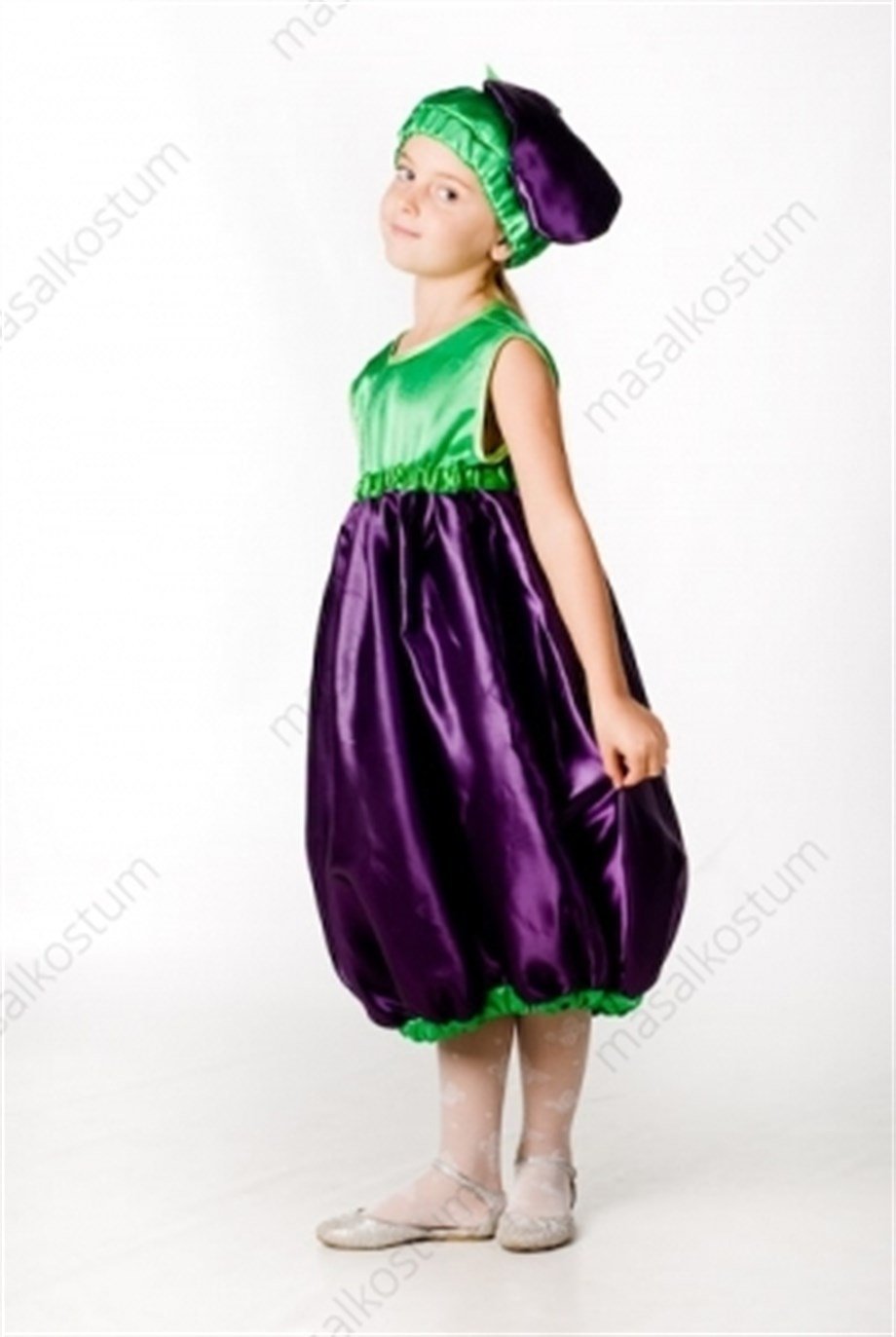 Patlıcan Kız Kostümü