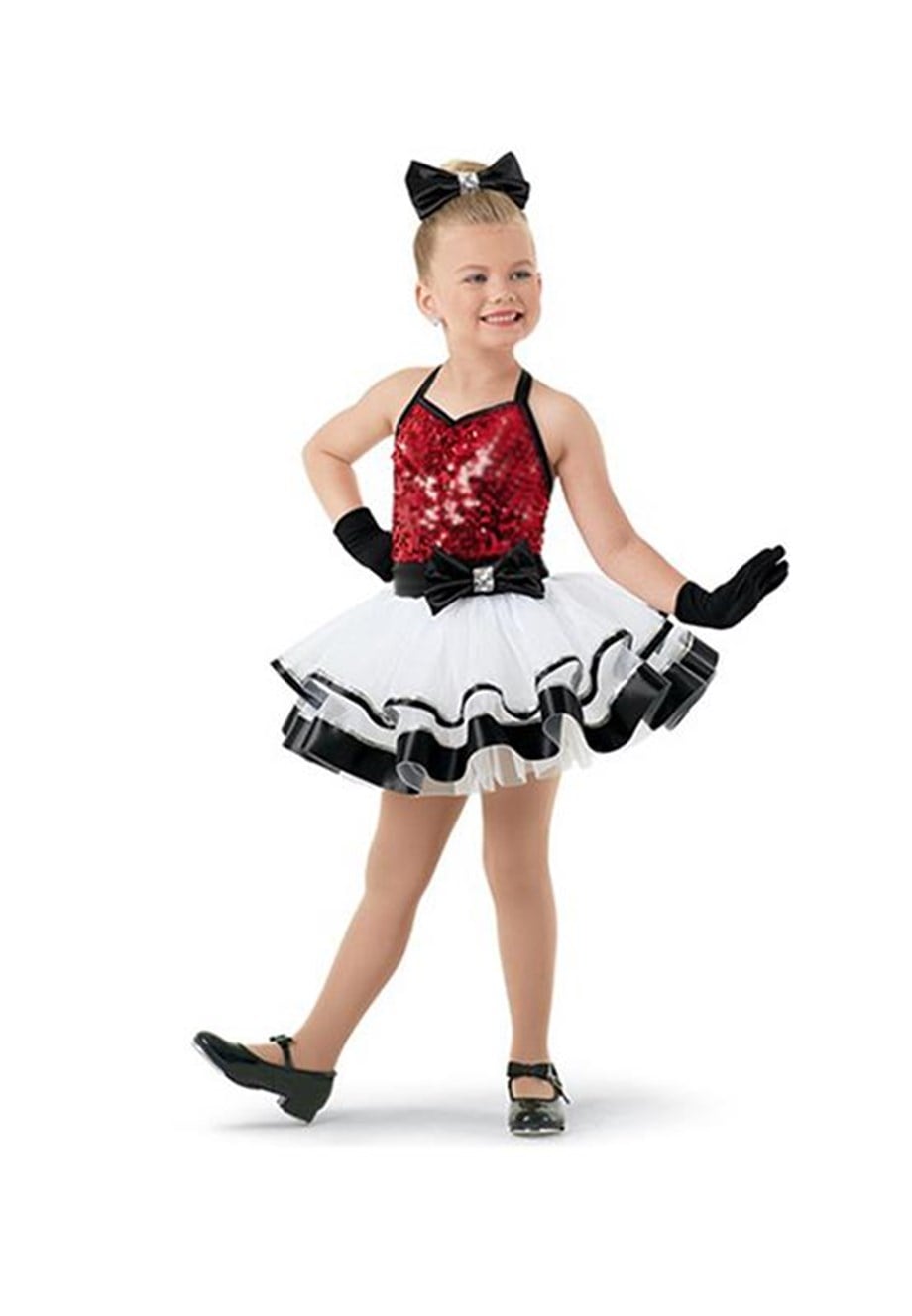 Payetli Dans Kız Kostümü