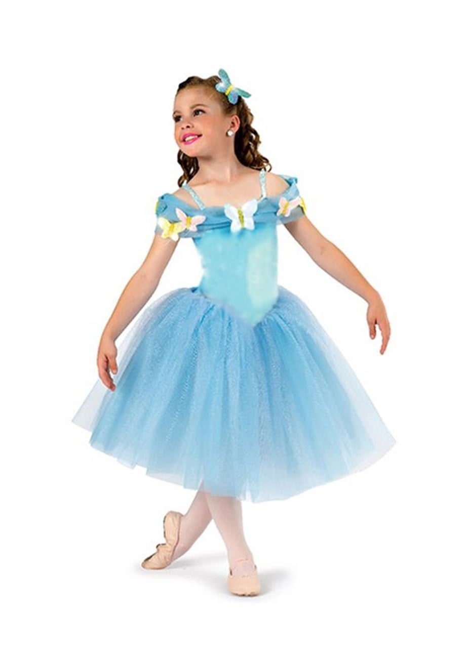 Prenses Cinderella Uzun Tütü Kostümü PS-13