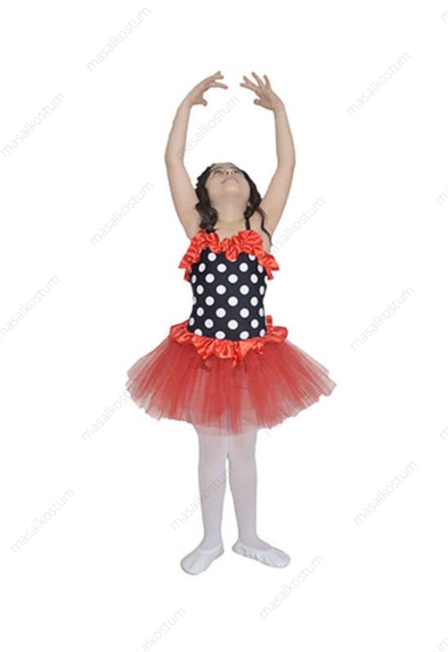 Puantiyeli Dans Kostümü